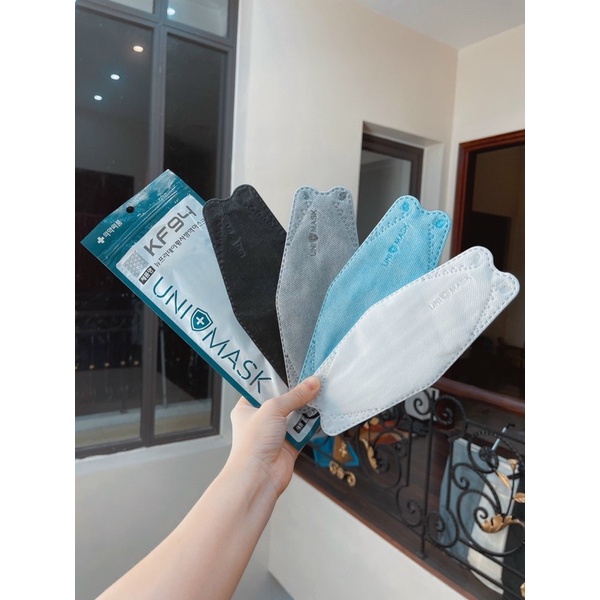 Khẩu Trang 4D KF94 UniMask Kháng Khuẩn Công nghệ Hàn Quốc
