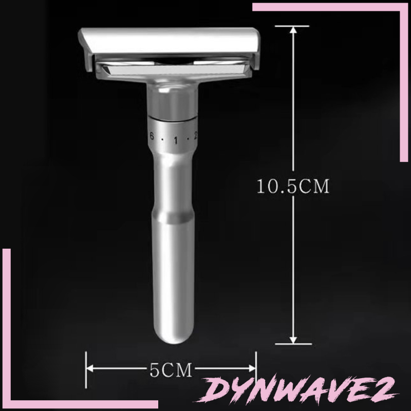 (Hàng Mới Về) Dao Cạo Râu Hai Mặt Cổ Điển Dynwave2 Kèm 5 Lưỡi Dao