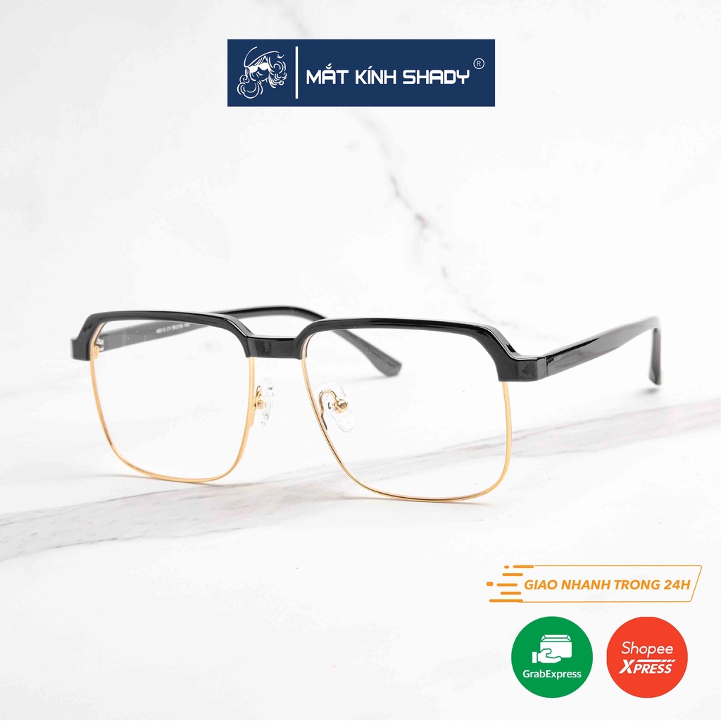 Gọng Kính Cận Hợp Kim Và Nhựa Shady Unisex G2248