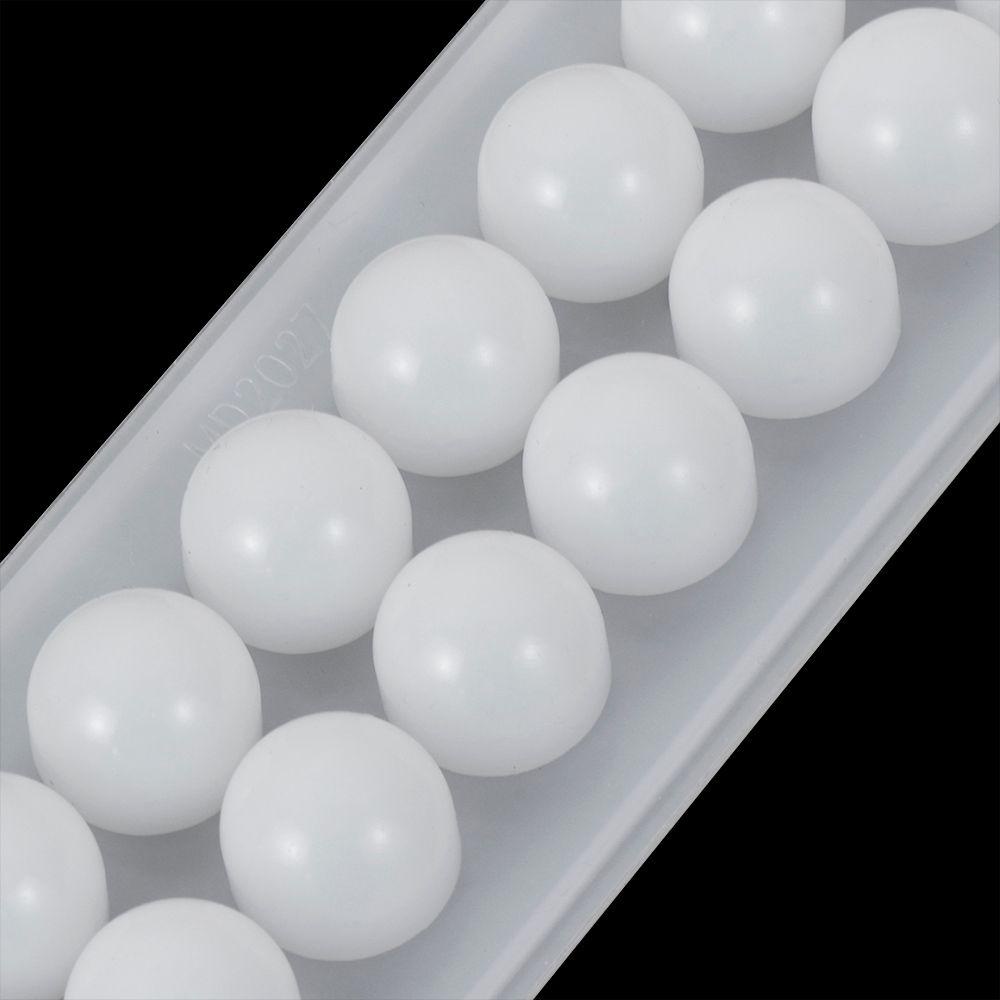 YNATURAL Khuôn Silicone Làm Hạt Cườm Pha Lê Tròn Thủ Công