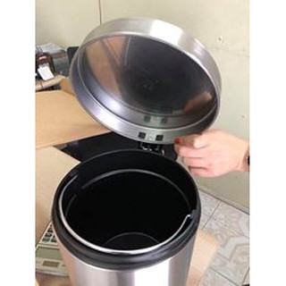 Thùng rác đạp chân inox 5L