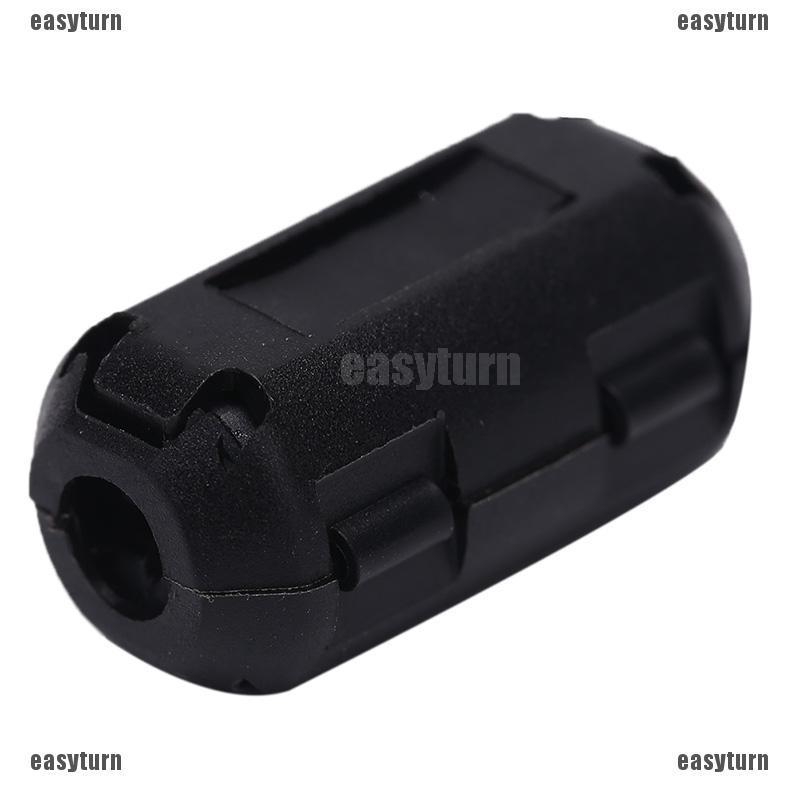 Bộ 2 đầu kẹp nối dây cáp RFI EMI 5mm lõi ferit màu đen