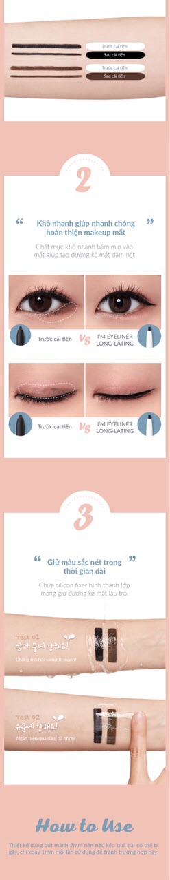 [Hot] Chì Kẻ Mắt “Hoàn Hảo” Chống Trôi I'M MEME I'M EYELINER LONG-LASTING | BigBuy360 - bigbuy360.vn