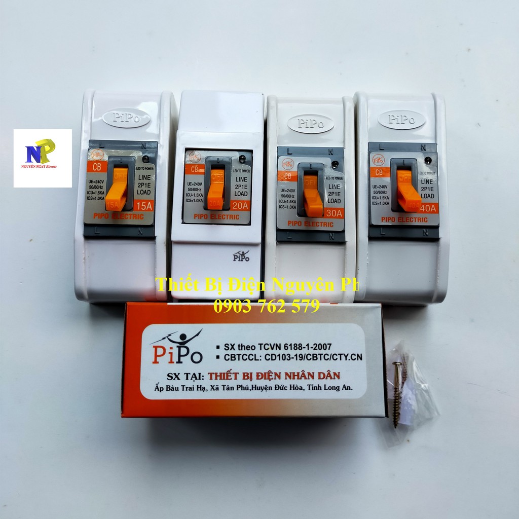 Cầu dao an toàn  PIPO loại có hộp