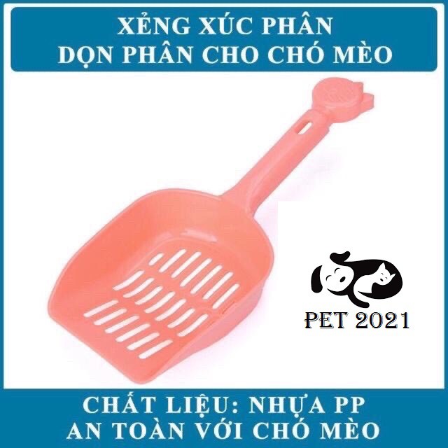 Xẻng Nhựa Xúc Cát Vệ Sinh Mèo -Xẻng Dọn Vệ Sinh Cho Mèo - PET 2021