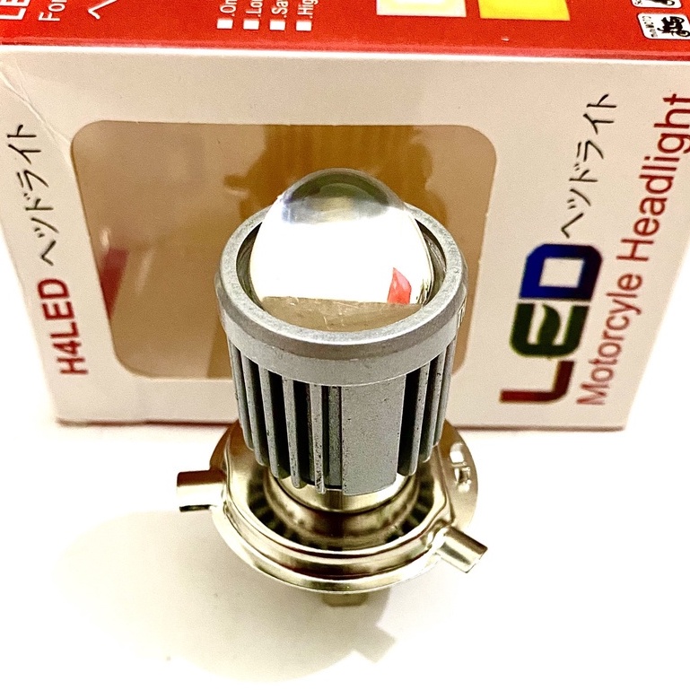 Đèn Led Pha Bi Cầu 2 Màu Chân H4 Lắp Cho Ô Tô Và Xe Máy Mẫu 2022.vctshop1