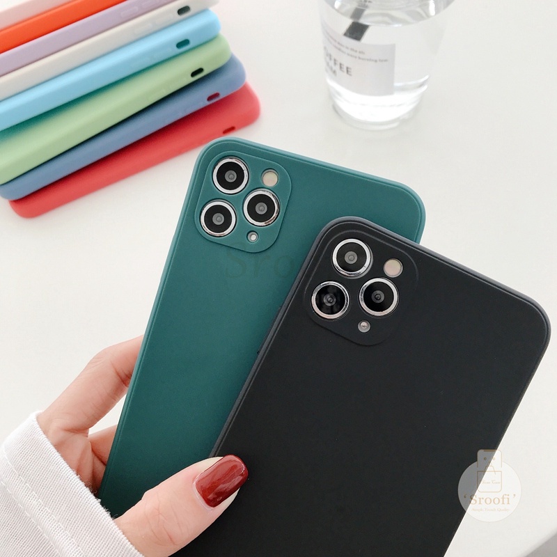 Straight Cube Case Xiaomi 11 Ultra 10 Pro 9 Lite 5G NE Mi Poco M3 Pro F3 X3 Pro NFC 10T Pro 9SE 8SE Camera Protection Shockproof TPU Soft Couple Phone Cover