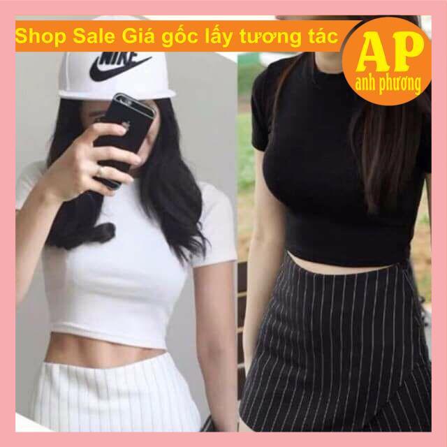 Áo crt body sẵn hàngbody ôm đẹp thấm hút mồ hôidễ phối đồ co giãn tốtmát mẻ và thời trang