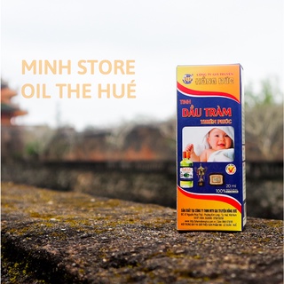 Tinh dầu tràm Huế nguyên chất gia truyền Hồng Đức 20ml - Nguyên chất từ thiên nhiên 100%