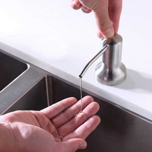 Bình đựng nước rửa chén -  Đầu xịt Inox 304 thân bằng nhựa, Gắn được với mọi loại chậu rửa bát