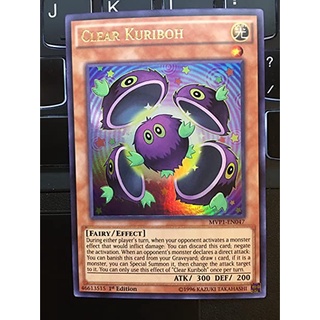 Bài Yugioh - Clear Kuriboh (Ultra Rare/ Secret Rare)