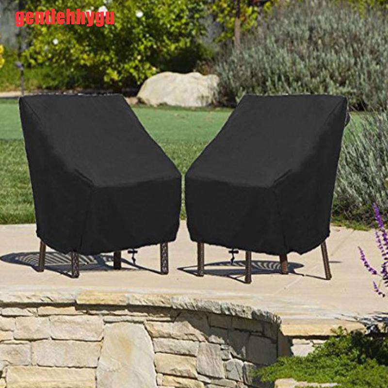 [gentlehhygu]Chair Cover Waterproof Outdoor Stacking Chair Cover