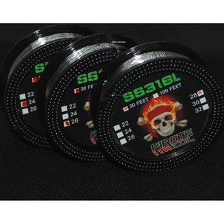 Dây SS316L PIRATE-COIL 30 FEET _ Dây dẫn nhiệt DIY _ Dây build coil, trở
