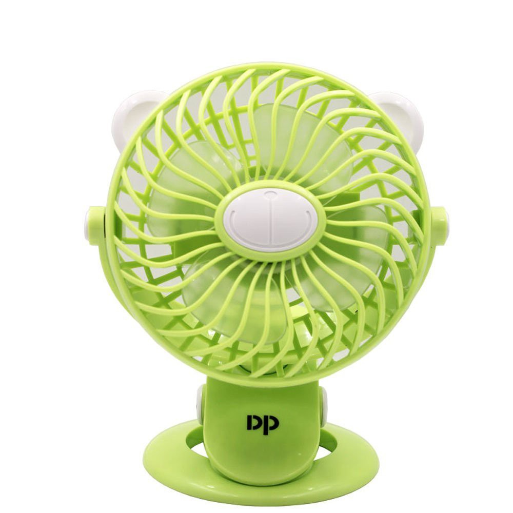 Quạt sạc tích điện kết hợp chân kẹp DP-7608 cao cấp - Điện Việt