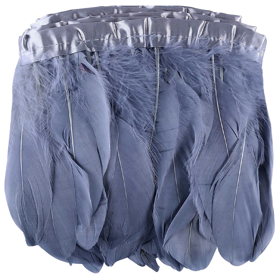 Dây Ruy Băng Lông Ngỗng Tự Nhiên 2M 15-20cm Trang Trí Tiệc Cưới / Sinh Nhật
