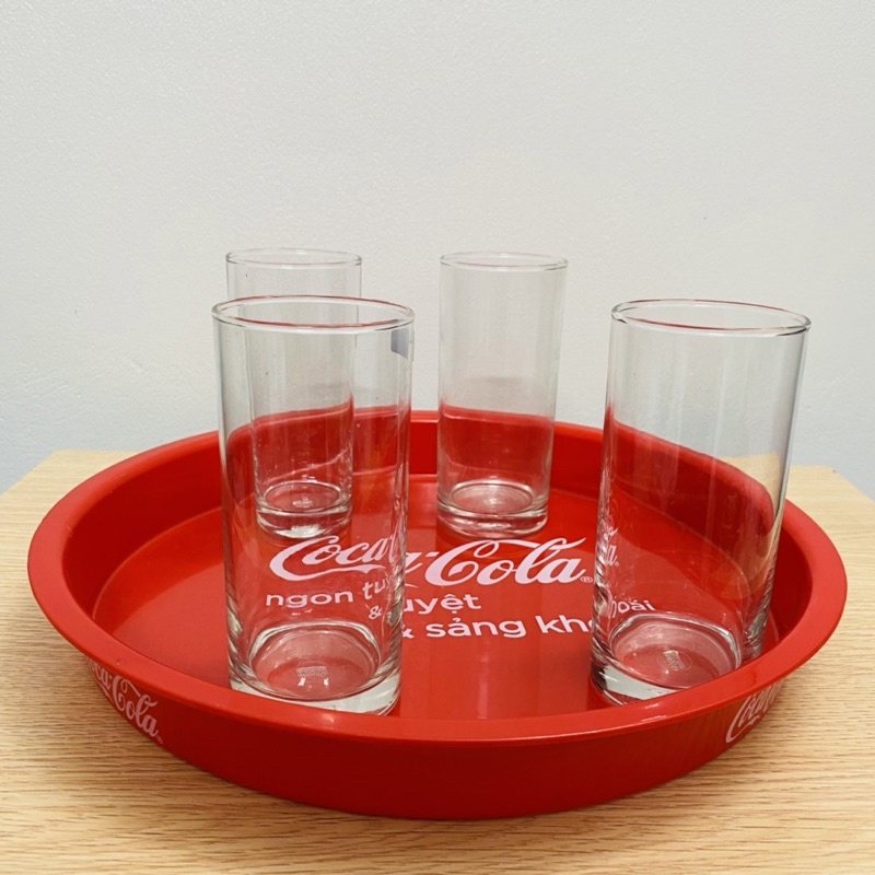 Khay bưng bê đồ ăn/uống Coca Cola đường kính 31cm