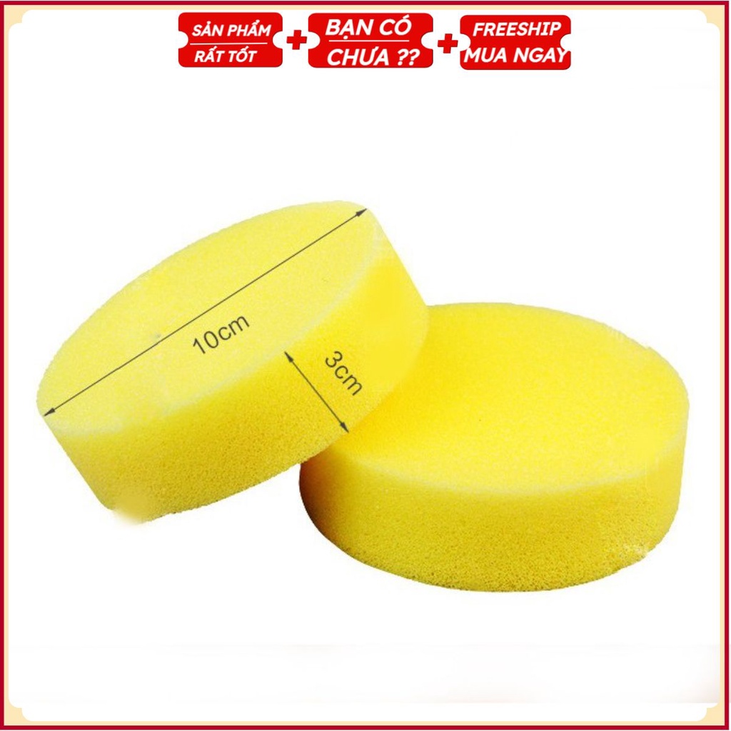 Bông cọ Vàng Tròn rửa bát, Đánh Bóng Chuyên Dụng CDS1035