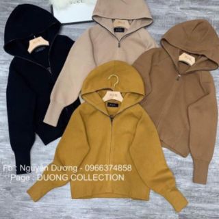 Áo dạ nỉ kéo khoá