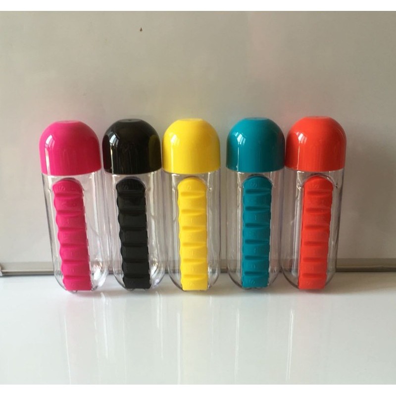 Bình nhựa có ngăn đựng thuốc tiện dụng | BigBuy360 - bigbuy360.vn