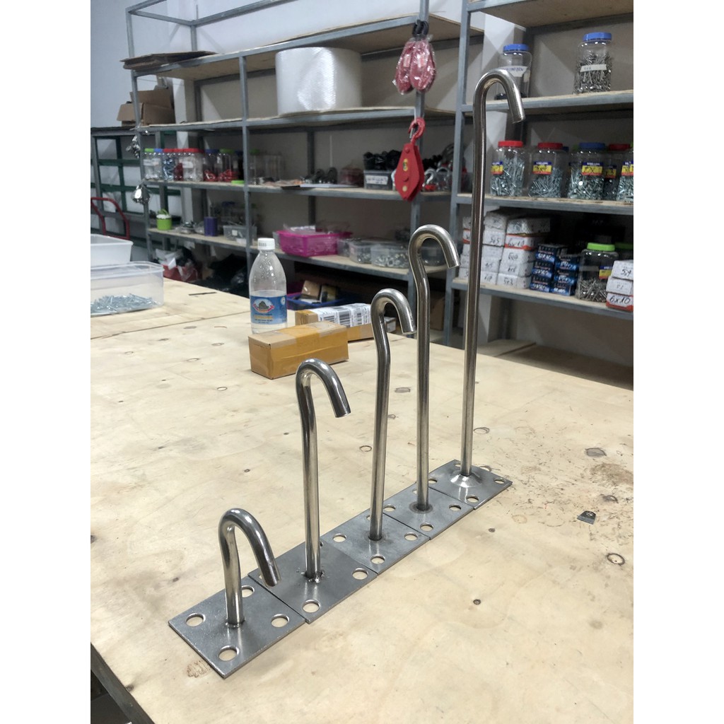 Móc treo quạt trần INOX 10 20 25 30 35 40 cm