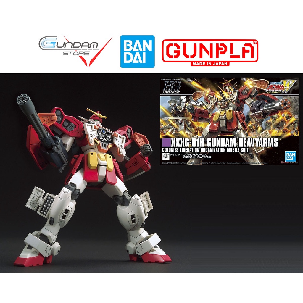 Mô Hình Gundam HG Heavyarms 1/144 Hgwing Bandai HGAC Đồ Chơi Lắp Ráp Anime Nhật