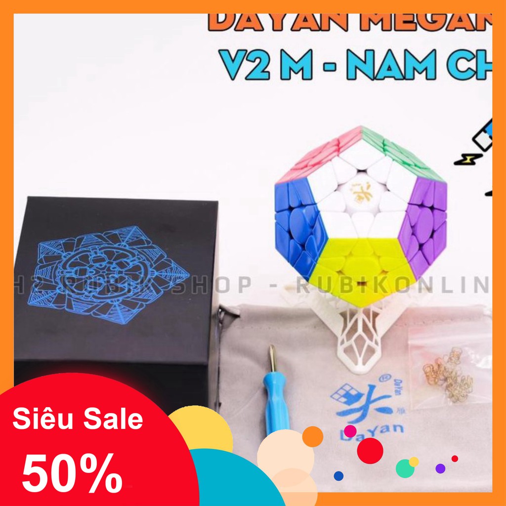 [Rubik Gan] Rubik 12 mặt DaYan Megaminx V2 M Có nam châm sẵn Rubik lục giác ngũ giác tốt nhất thế giới