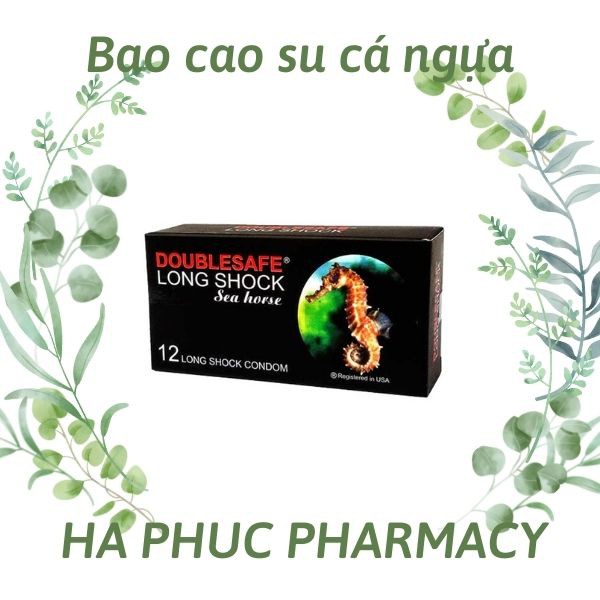 ✅Bao cao su cá ngựa doublesafe long shock ✅Chính hãng