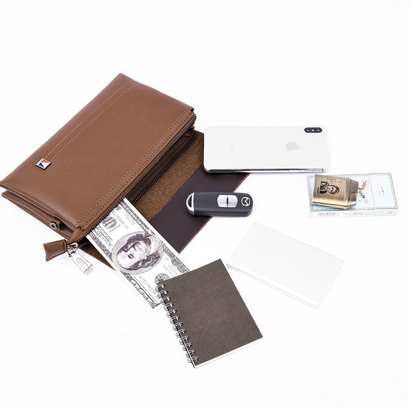 Túi Clutch Cầm Tay Nam Kiểu Dáng Basic Có Dây Đeo C2213