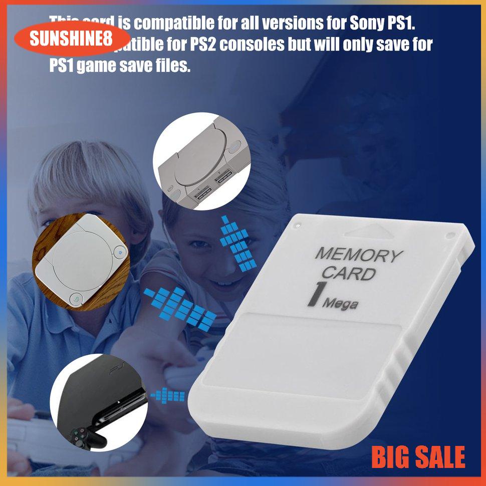 【SUN】PS1 Memory Card 1 Mega Memory Card For Playstation 1 One PS1 PSX Game Useful