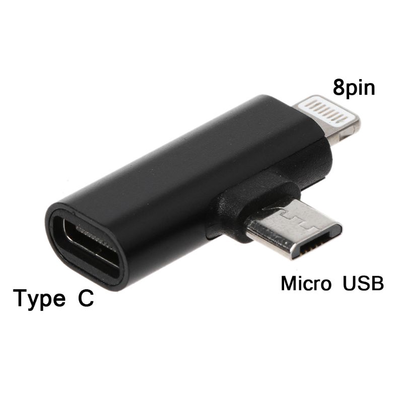 Đầu Chuyển Đổi Từ Cổng Type C Sang Cổng Cắm Micro Usb Cho Iphone Ipad Airpods Samsung Huawei Xiaomi Android