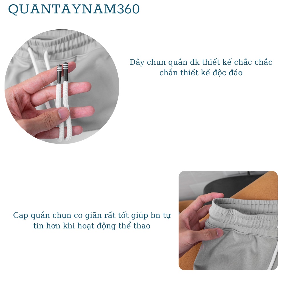 Quần đùi ngố thể thao  thun trắng phối màu phong cách hiện đại | BigBuy360 - bigbuy360.vn