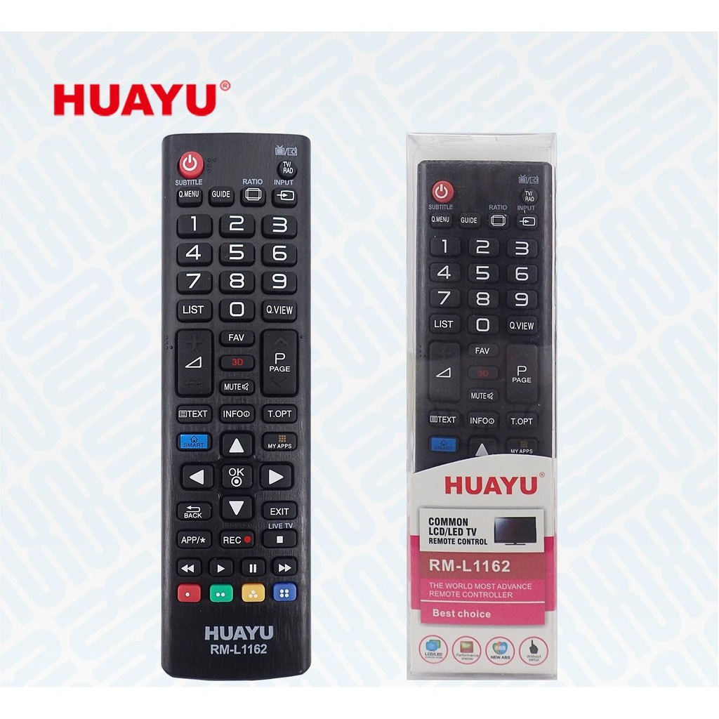 REMOTE ĐIỀU KHIỂN TIVI LG SMART HUAYU RM-L1162 CÓ HỘP