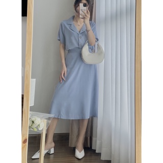 Lily set - set vest tiểu thư chất lụa Hàn Quốc