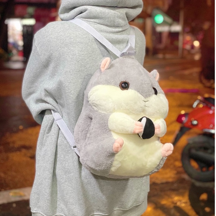 Balo thú bông ZINVG thời trang cute cao cấp dành cho nam nữ đi học, đi chơi, đi du lịch, đi phượt