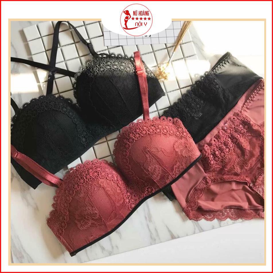 BỘ ĐỒ LÓT 🔥CÓ MÃ GIẢM GIÁ + FEESHIP 🔥 set nội y quả ngang răng cưa ,đệm 3 siêu nâng ngực. | BigBuy360 - bigbuy360.vn