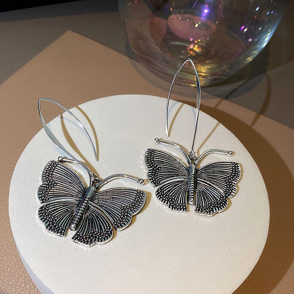 Bông Tai Dáng Dài Phong Cách Retro Thời Trang Cho Nữ