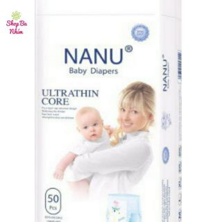 Bỉm quần Nanu size M, L, Xl, XXl 50 miếng, 100 miếng