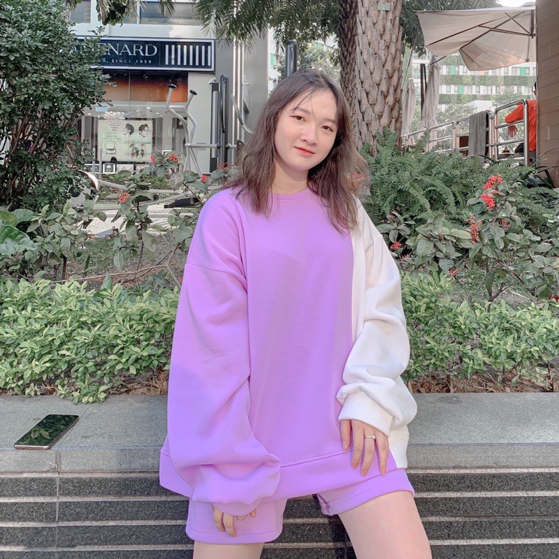 Set Áo Sweater 2LIGHT + Short Nỉ Unisex (Ảnh thật) | BigBuy360 - bigbuy360.vn