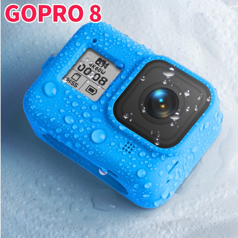 Vỏ bảo vệ gopro hero 8 black bằng silicon