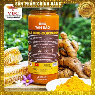 Mật ong rừng và tinh chất nghệ Curcumin HONECO 600g, chứng nhận ISO 22000:2005