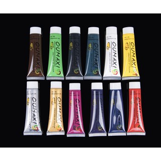 Bột Vẽ Móng Oumaxi Set 12 Màu Như Hình
