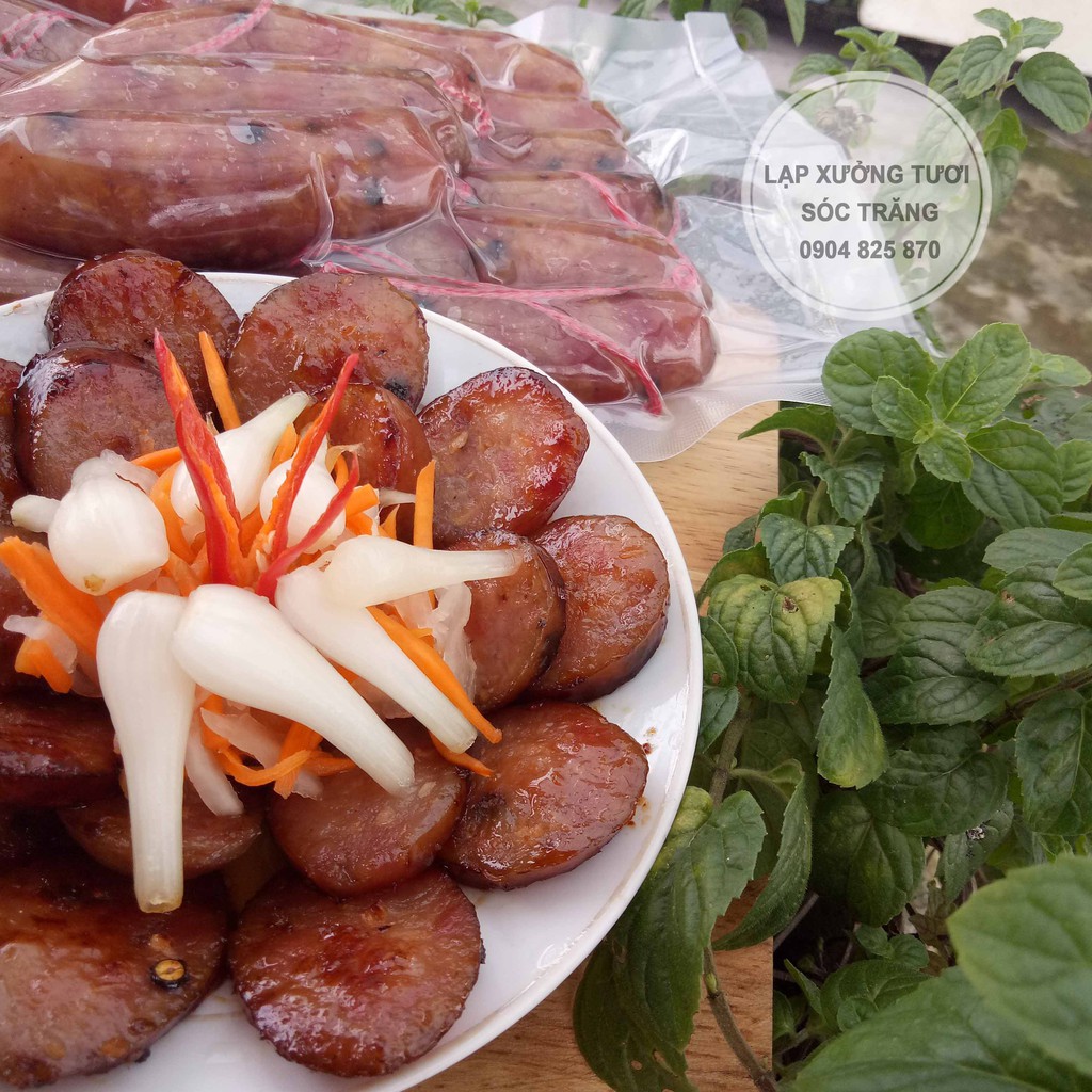 HỘP LẠP XƯỞNG SÓC TRĂNG - Loại khô 80-85% nạc- hinh that- 800gr