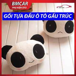 Gối tựa đầu ô tô gấu trúc siêu đáng yêu