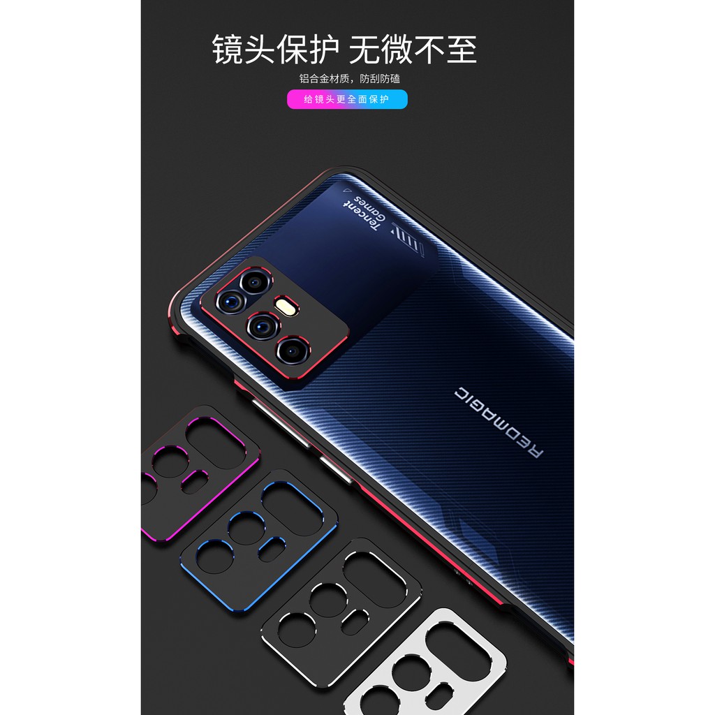 Ốp Điện Thoại Khung Kim Loại Sang Trọng Cho Nubia Red Magic 6R