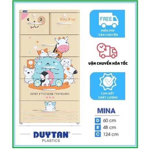 Tủ Duy Tân Mina 5 tầng (LIÊN HỆ SHOP NẾU BẠN CẦN HÒA TỐC - GIÁ SẼ RẺ HƠN )