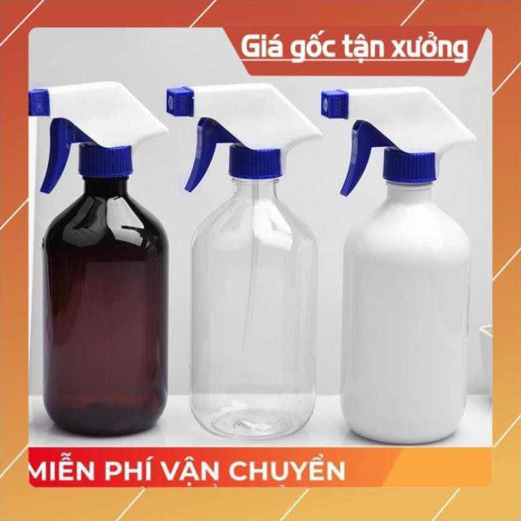 Chai Xịt Phun Sương ❤ TRÙM SỈ ❤ [500ml] Chai nhựa pet Vòi Xịt Kính rỗng chiết mỹ phẩm , phụ kiện du lịch