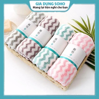 Khăn Mặt Hàn Quốc 50x35cm (Có Dòng Kẻ)