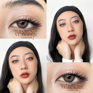 Lens nâu MariGold Brown 0 độ nhập khẩu Hàn Quốc chính hãng - VF Lens