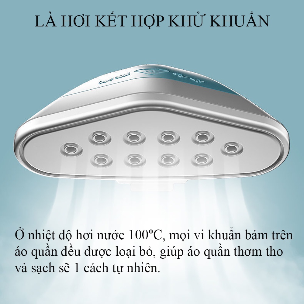 Bàn ủi hơi nước đứng công suất lớn 1800W, bàn là hơi nước cầm tay đa năng tiện dụng. Bảo hành 2 năm trên toàn quốc.