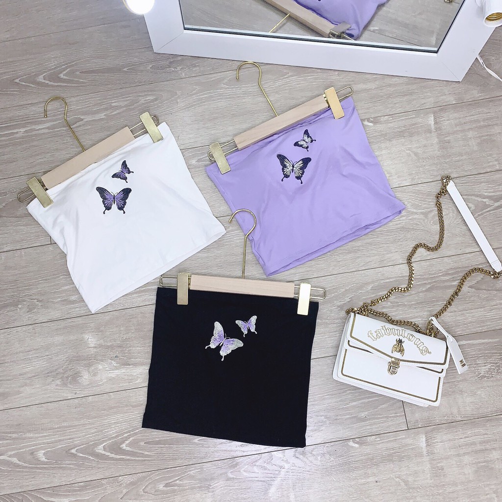 ÁO ỐNG THÊU BƯỚM ( KÈM ẢNH THẬT ) | BigBuy360 - bigbuy360.vn